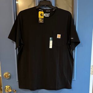 Carhartt  Force Men's Classic Black Short Sleeve Tee NWT